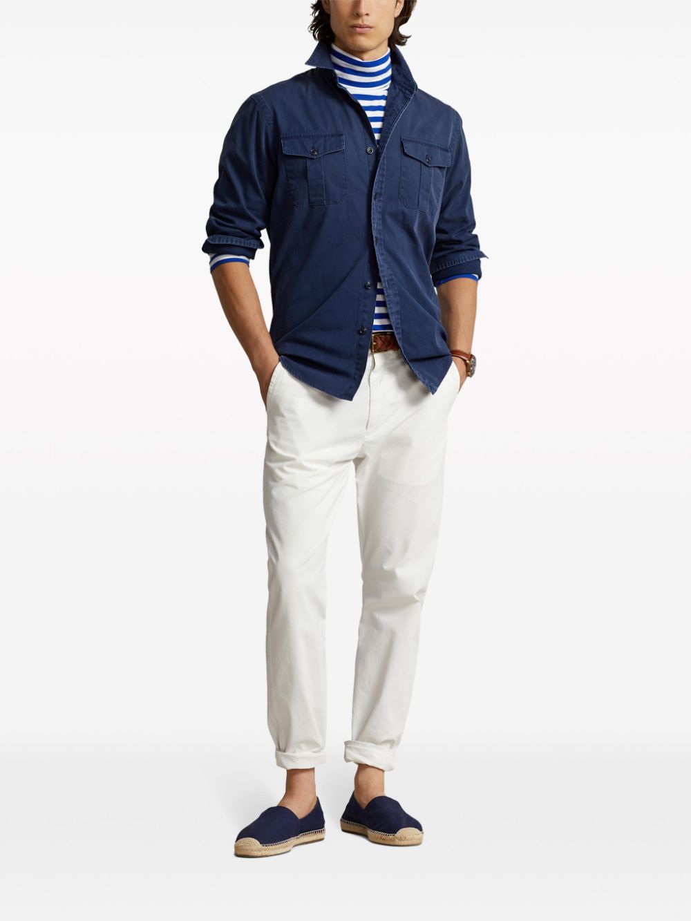 Image 2 of Polo Ralph Lauren classic-collar cotton shirt