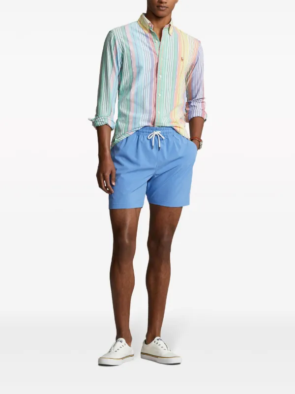 Polo Ralph Lauren Polo Pony-embroidered Swim Shorts | Blue Polo Ralph Lauren Polo Pony-embroidered Swim Shorts | Blue