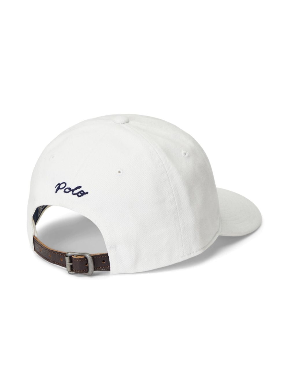 Shop Polo Ralph Lauren Logo-appliqué Cotton Ball Cap In White