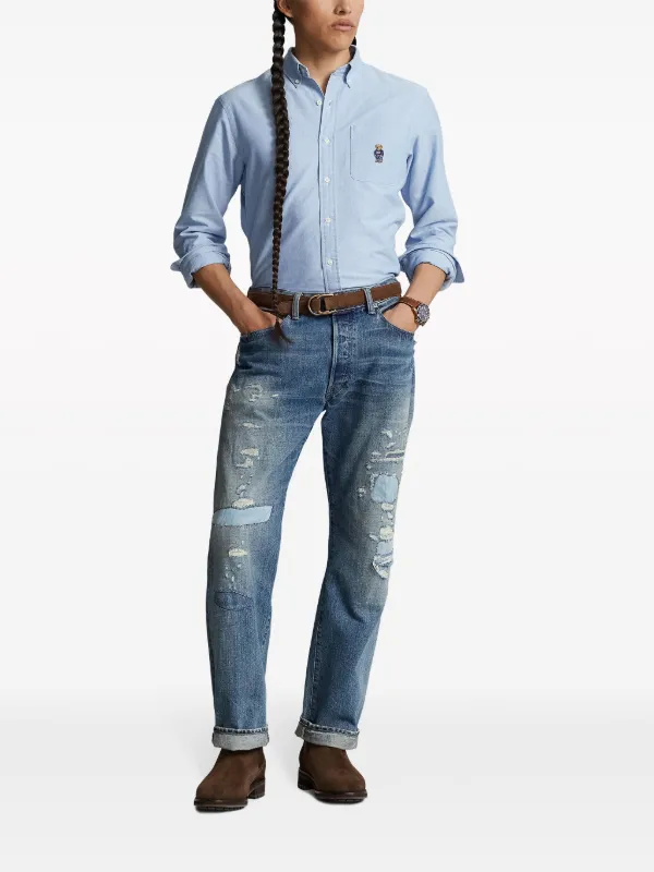 Polo Ralph Lauren テディベア シャツ | ブルー | FARFETCH JP