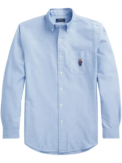 Polo Ralph Lauren chemise en coton à imprimé Teddy Bear