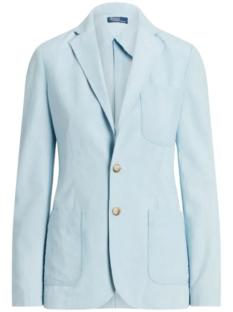 Polo Ralph Lauren chambray single-breasted blazer