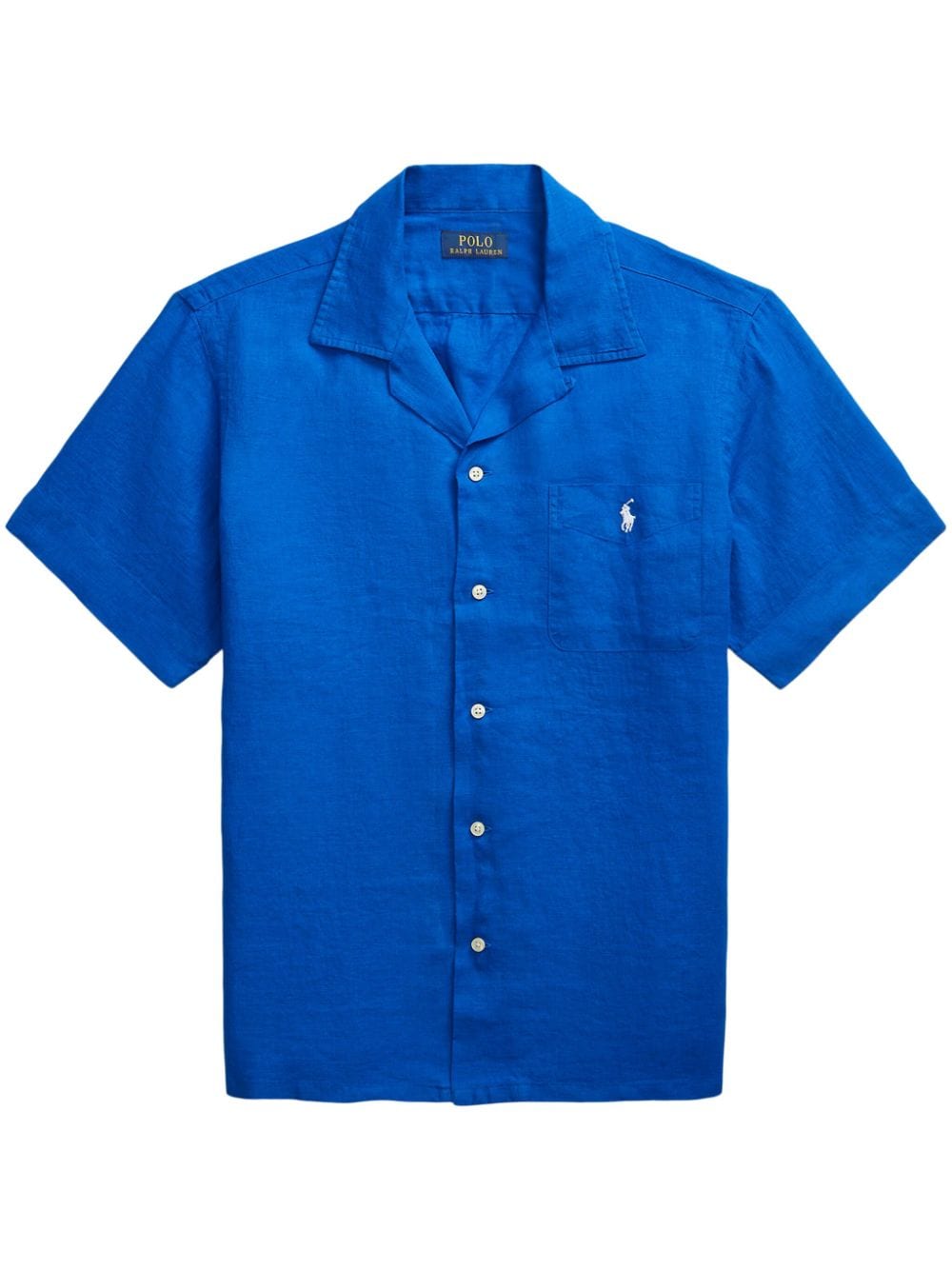 Polo Ralph Lauren Polo Pony Linen Shirt In Blue
