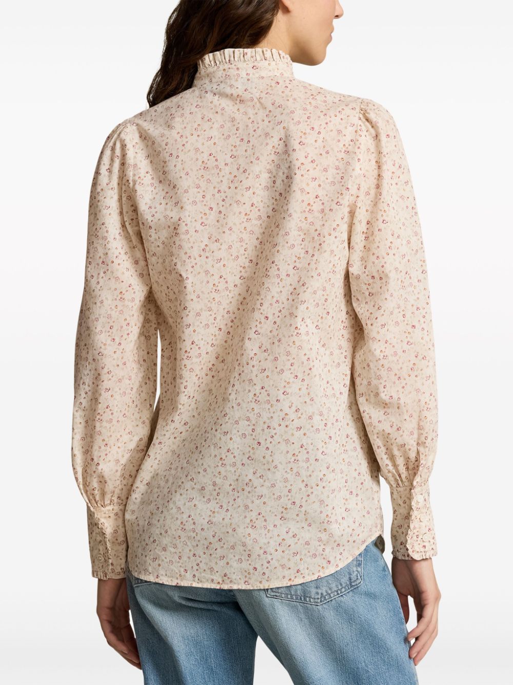 Polo Ralph Lauren Overhemd met bloemenprint Beige