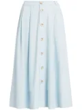 Polo Ralph Lauren button-up cotton full skirt - Blue