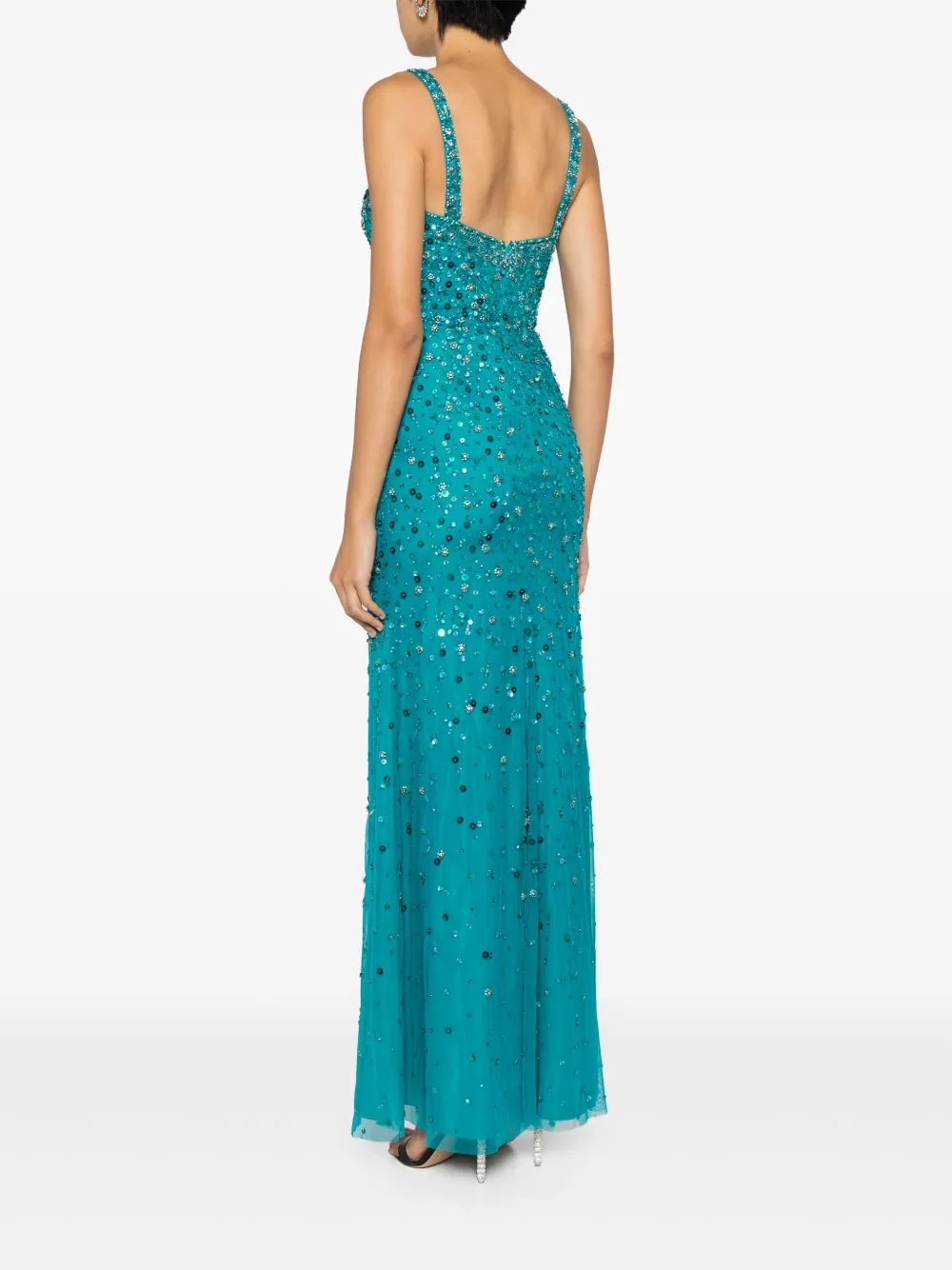 Affordable Jenny Packham Alana sequin-embellished gown Women