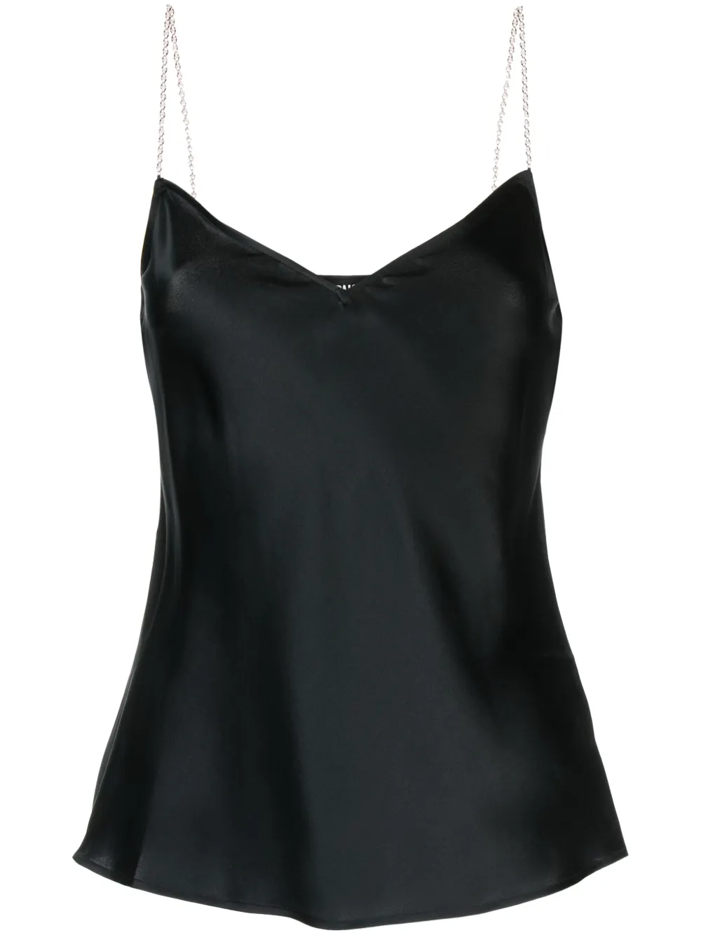 PAIGE Noelia silk vest top – Black