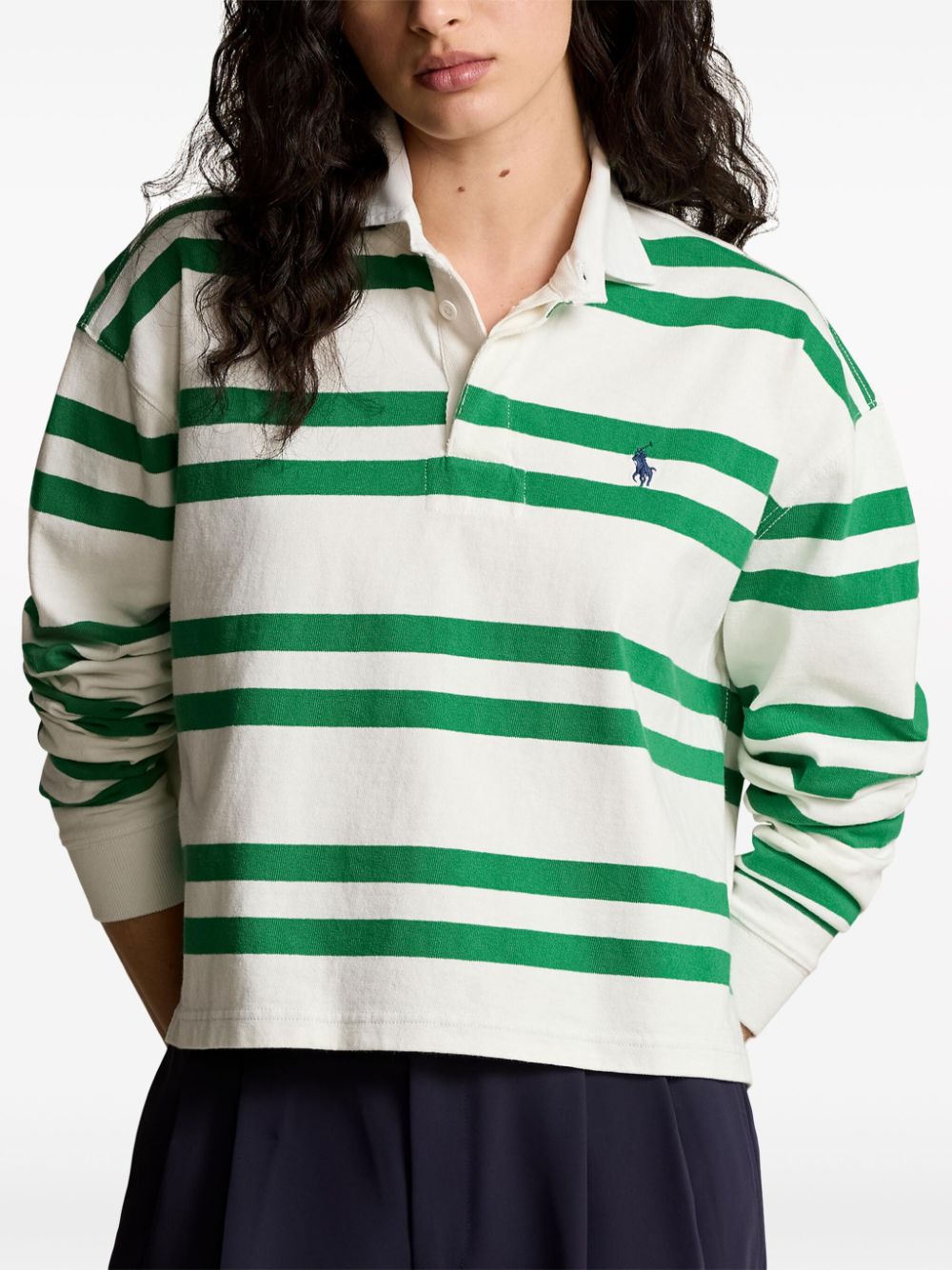 Polo Ralph Lauren striped cotton polo top Women