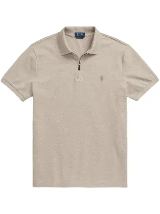 Polo Ralph Lauren Polo Pony embroidered Polo Shirt Neutrals FARFETCH AE