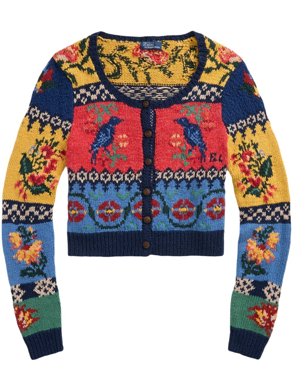 Polo Ralph Lauren graphic-intarsia long-sleeve cardigan Women