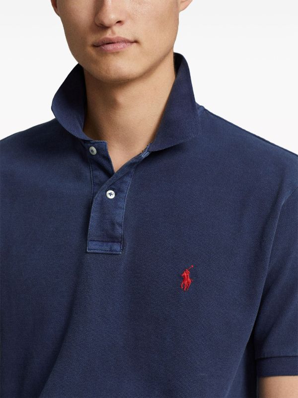 Polo Ralph Lauren Polo Pony-embroidered Cotton Polo Shirt - Farfetch