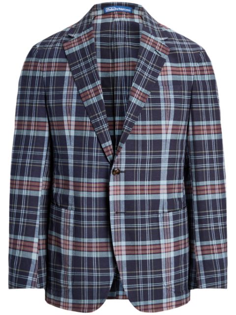 Polo Ralph Lauren plaid cotton blazer Men