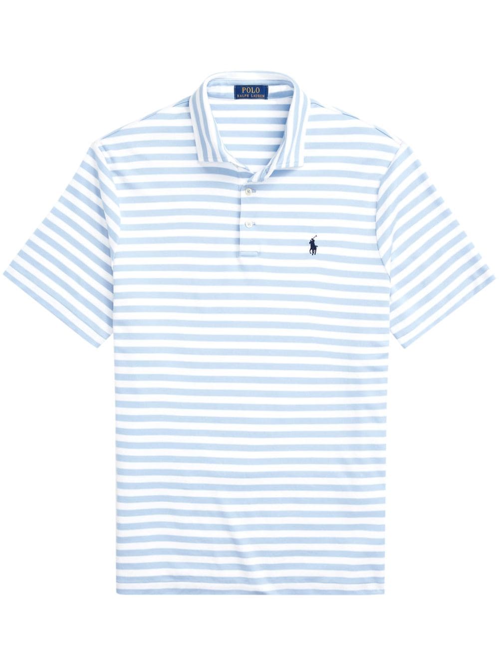 Polo Ralph Lauren Polo Pony-embroidered Striped Polo Shirt In Blue