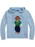 Polo Ralph Lauren Polo Bear knitted hoodie - Blue