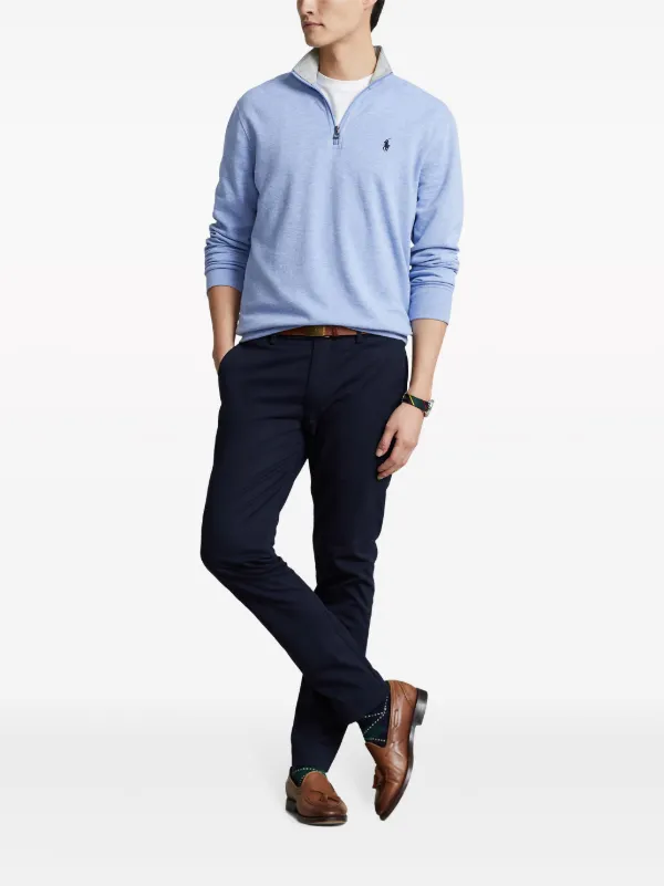 Polo Ralph Lauren Polo Pony half-zip Jumper | Blue | FARFETCH