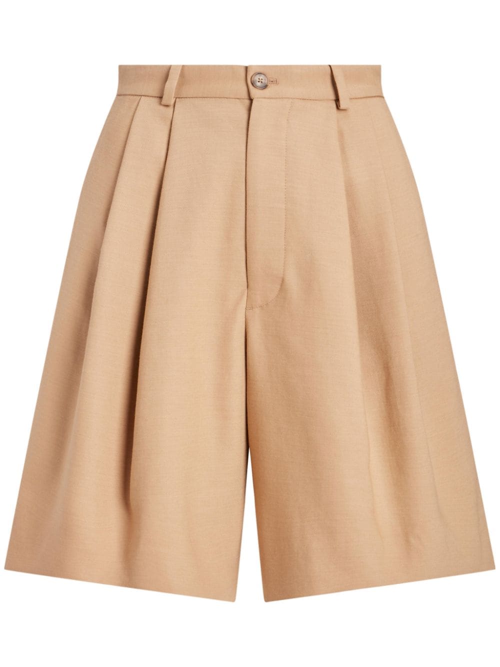 Polo Ralph Lauren Pleat-detailed Tailored Shorts In Neutrals