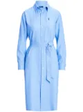 Polo Ralph Lauren Polo Pony linen shirt dress - Blue