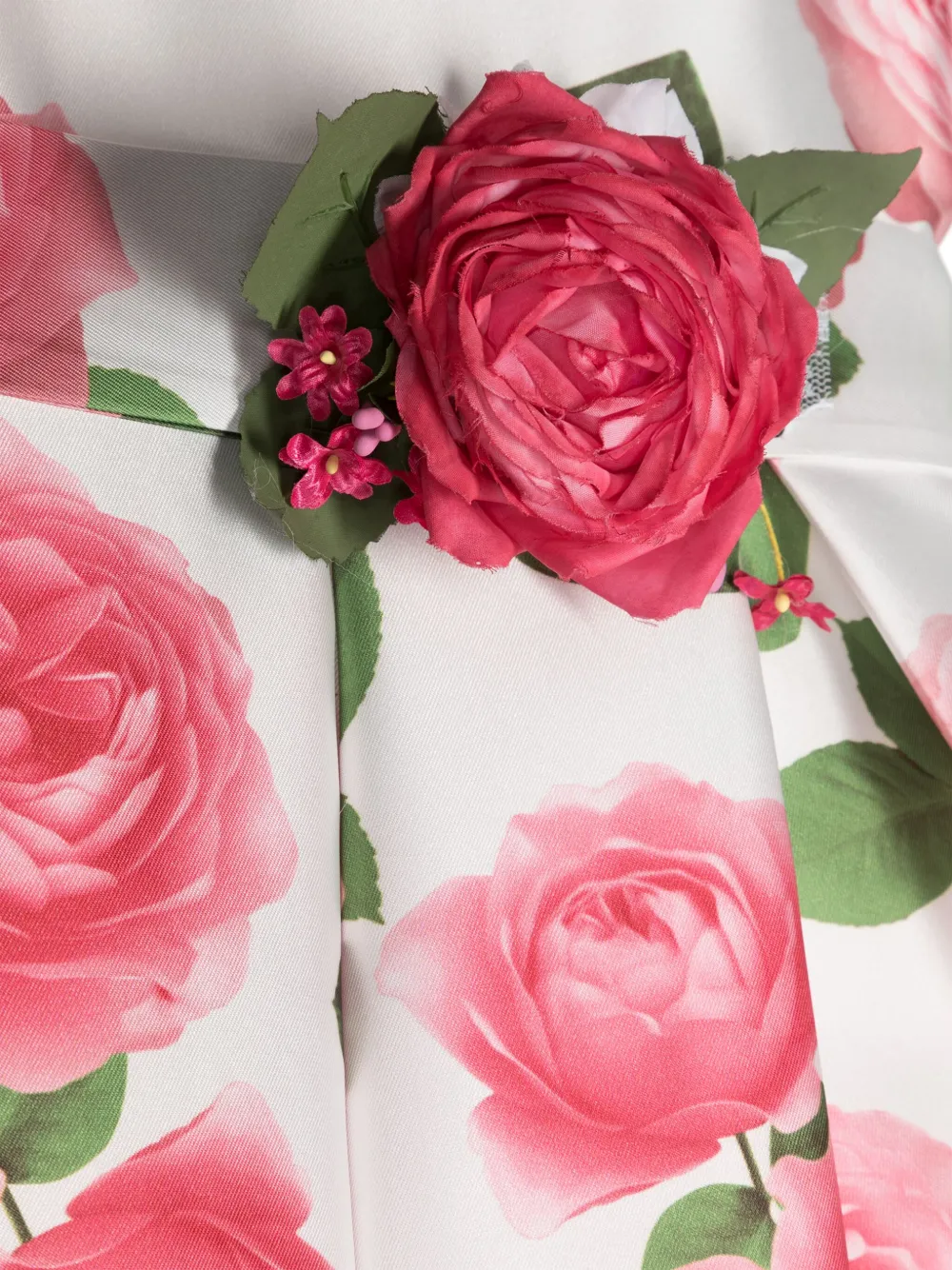 MIMILÙ FLORAL-PRINT PLEATED DRESS