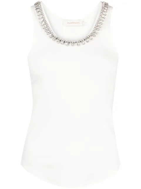 ZIMMERMANN Matchmaker rhinestone-embellished top