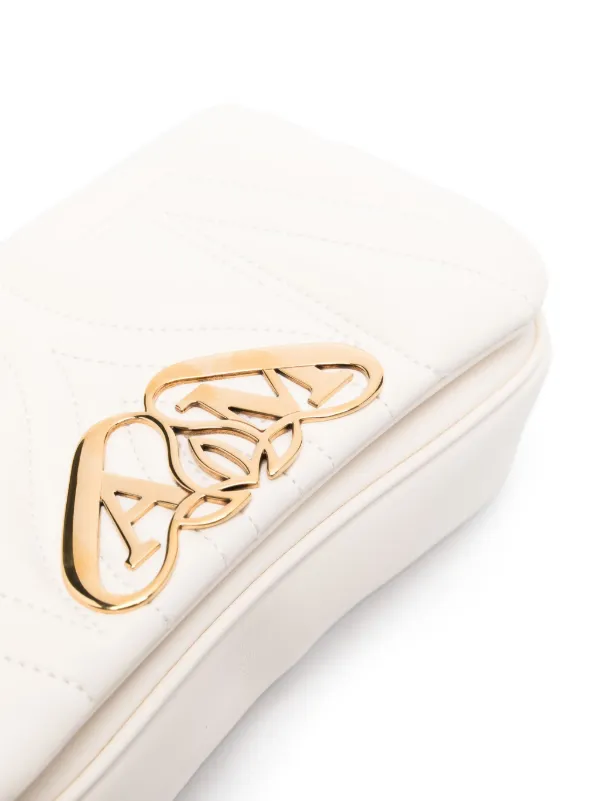 【ALEXANDERMCQUEEN】The Seal Bagチェーンショルダーバックロゴ Alexander McQueen The Seal ショルダーバッグ | ブラック