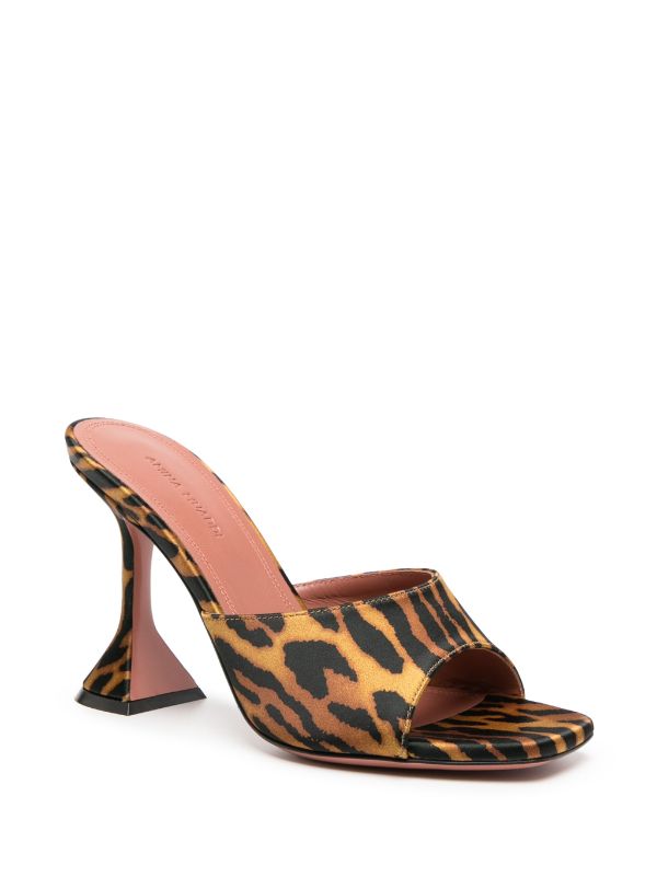 Amina muaddi outlet leopard mules