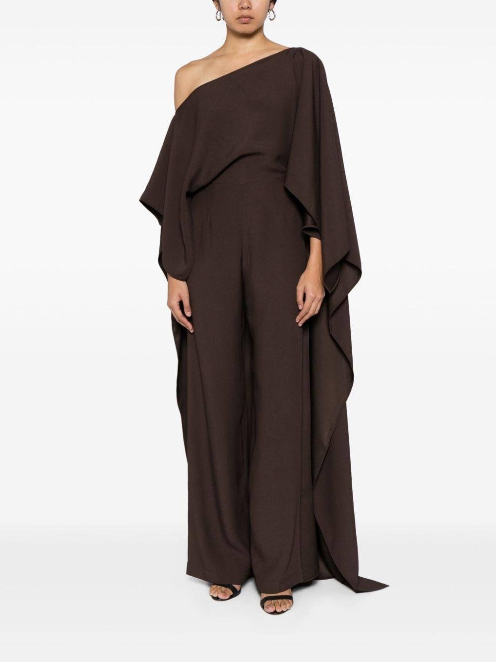 Taller Marmo Jerry wide-leg draped jumpsuit - Bruin