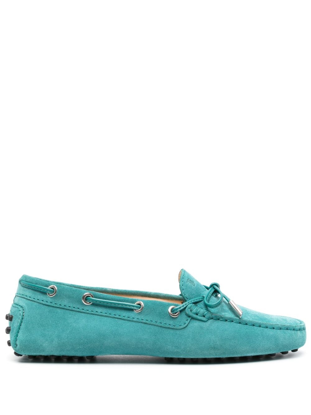 Tod's Gommino Driving Suede Loafers In Blau