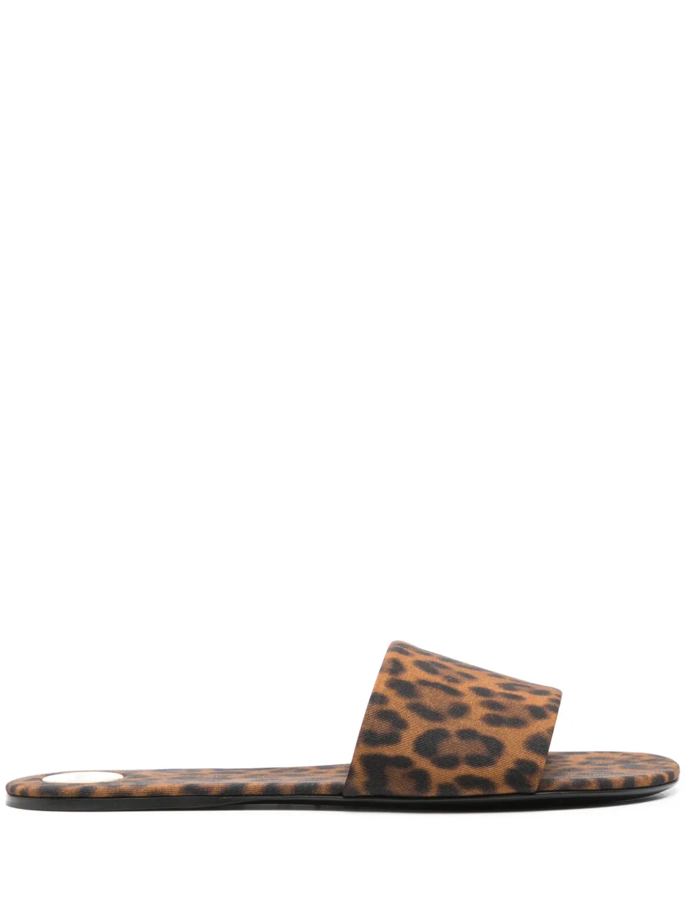 Saint Laurent Carlyle leopard-print slides | Brown | Image 1