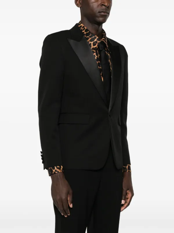 SAINT LAURENT PARIS タキシードジャケット F34 ブラック Saint Laurent タキシードジャケット | ブラック | FARFETCH JP