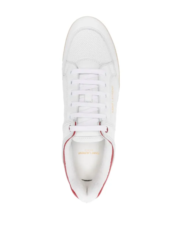 Saint Laurent SL/61 Leather Sneakers | White | FARFETCH