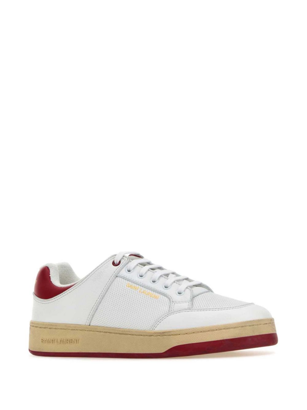 Saint Laurent SL/61 leather sneakers - White