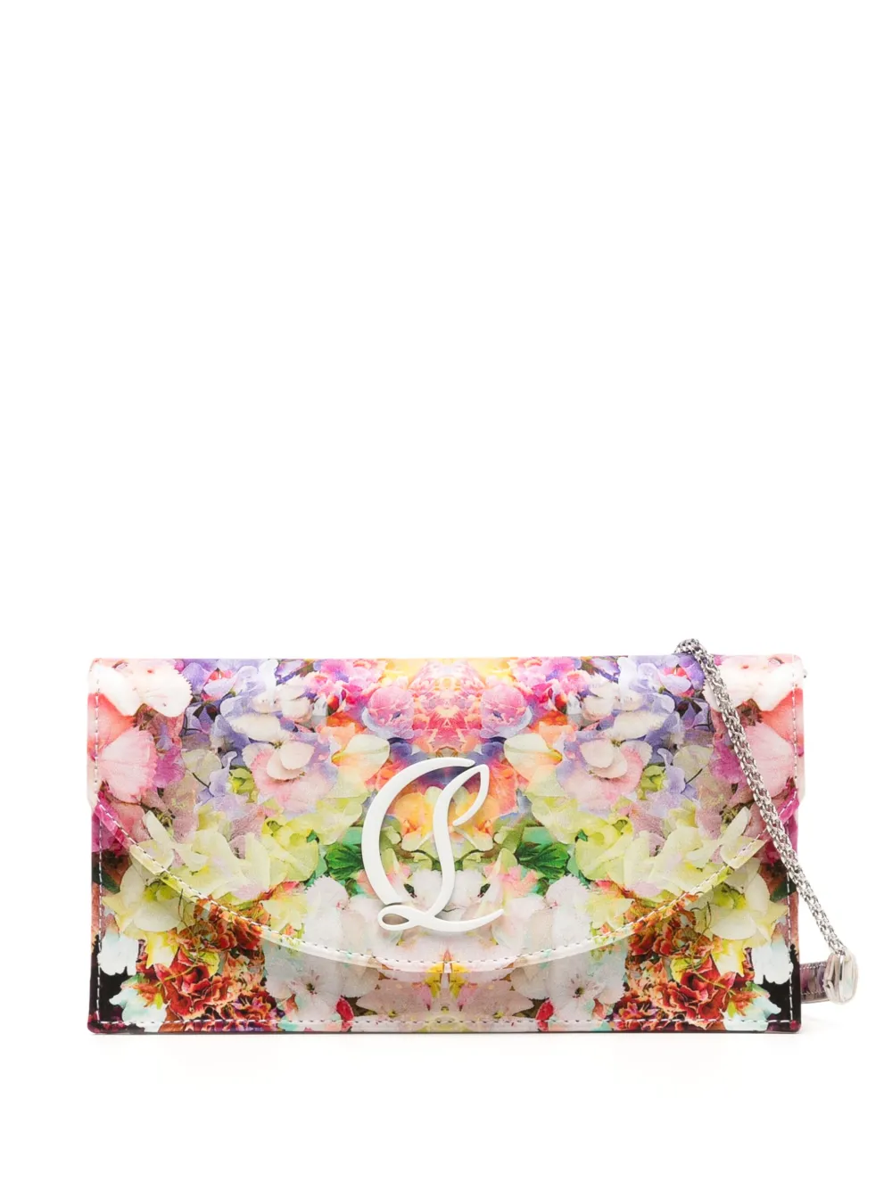 ◆送料・関税込◆Christian Louboutin Loubi54 クラッチバッグ Loubi54 - Clutch - Crepe satin and crystal embroidery