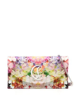 ◆送料・関税込◆Christian Louboutin Loubi54 クラッチバッグ Loubi54 - Clutch - Crepe satin and crystal embroidery
