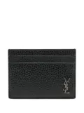Saint Laurent Cassandre-logo wallet - Black