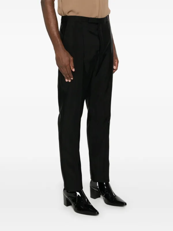 Saint Laurent high-waisted Tailored Trousers | Black | FARFETCH