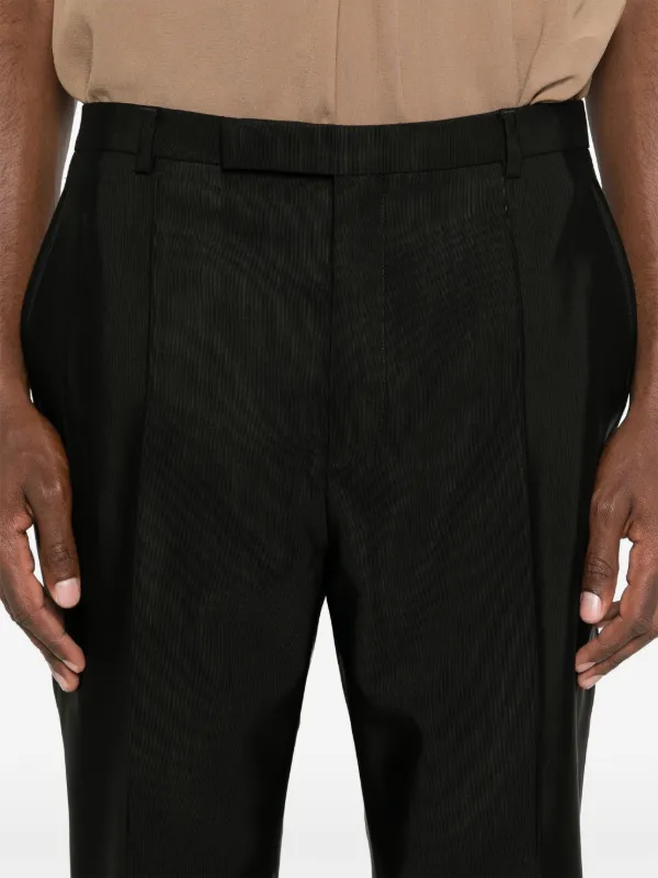 Saint Laurent high-waisted Tailored Trousers | Black | FARFETCH