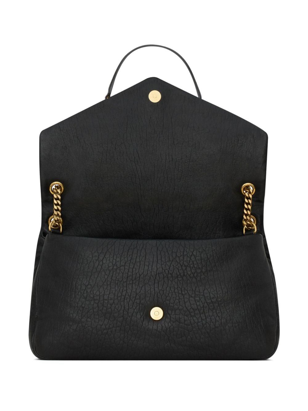 Saint Laurent Calypso grote tas met ketting Zwart