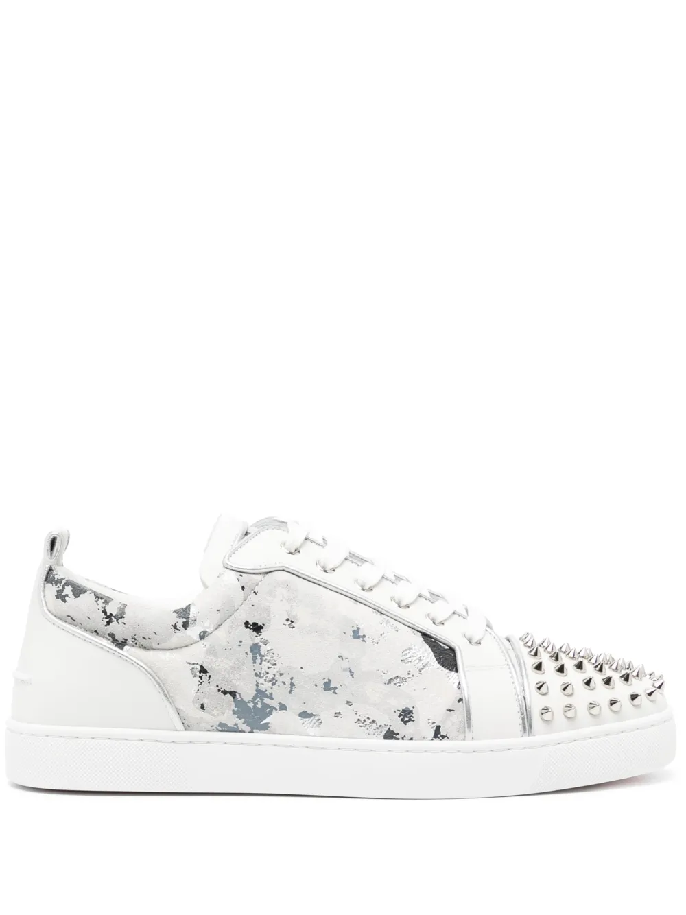 Image 1 of Christian Louboutin Louis Junior Spikes leather sneakers