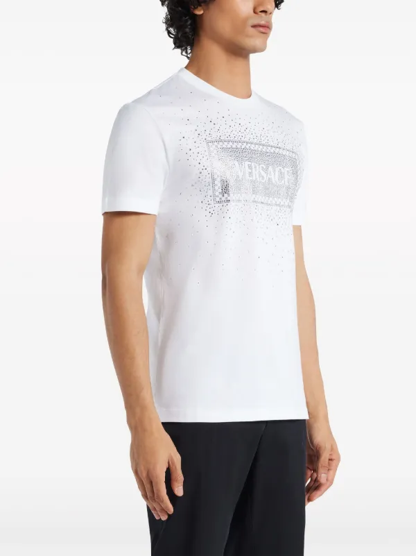 Versace Crystal '90s Vintage Logo T-shirt | White | FARFETCH
