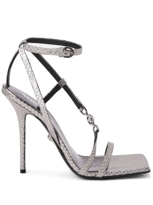 Sandales Medusa '95 en cuir 110 mm - Versace - Modalova