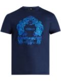 Versace Versace Cartouche cotton T-shirt - Blue