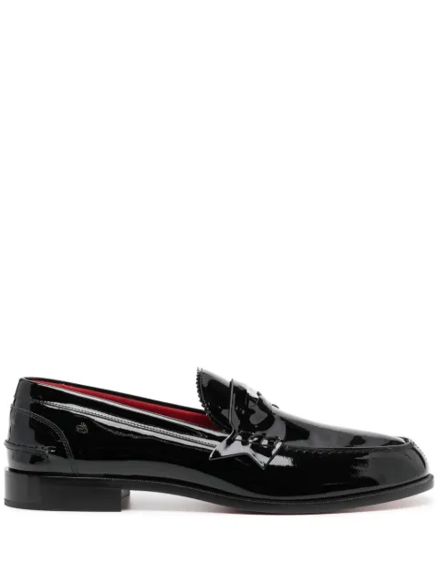 Christian Louboutin mocasines de charol Penny