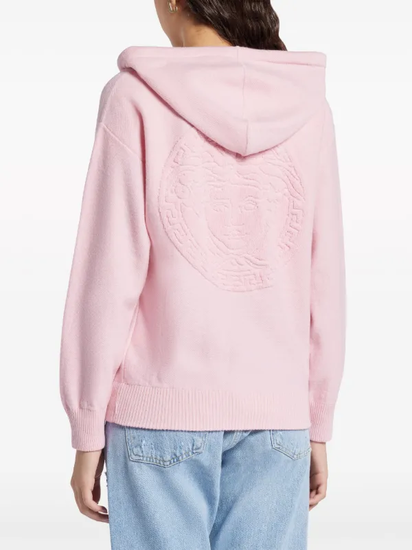 Versace メドゥーサ ジップアップ パーカー | ピンク | FARFETCH JP