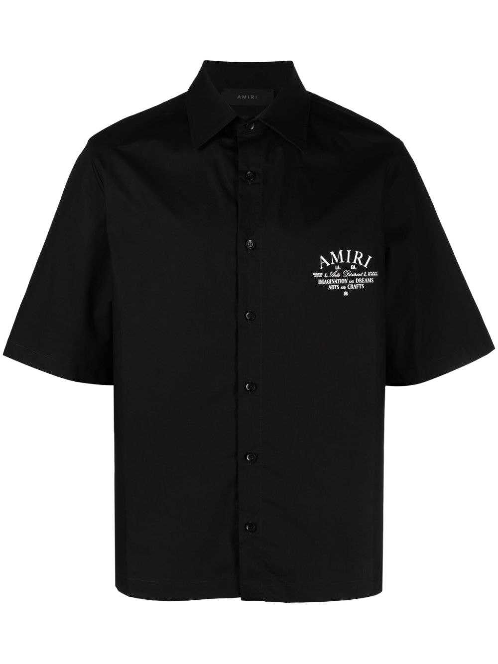 Shop Amiri Arts District-print Shirt In Black