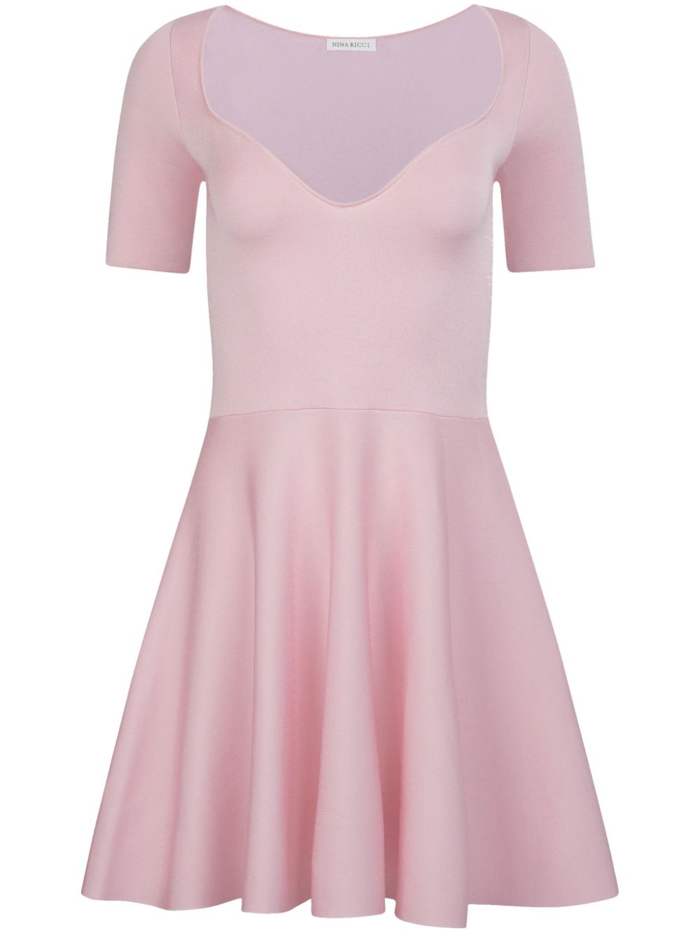 Nina Ricci Mini-jurk met sweetheart hals Roze
