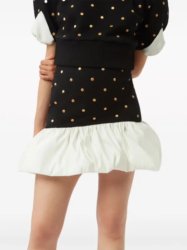 Polka dot outlet print skirt zara