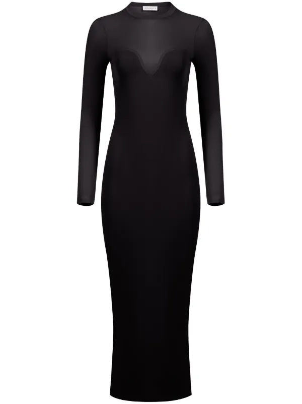 Nina Ricci セミシアー ドレス | ブラック | FARFETCH JP