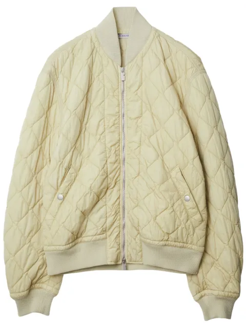 Burberry stand up-collar quilted bomber jacket