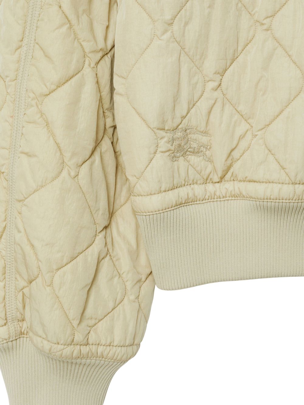 Cheap Burberry stand up-collar quilted bomber jacket Men