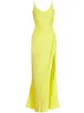 Maria Lucia Hohan Leonie draped maxi dress - Yellow